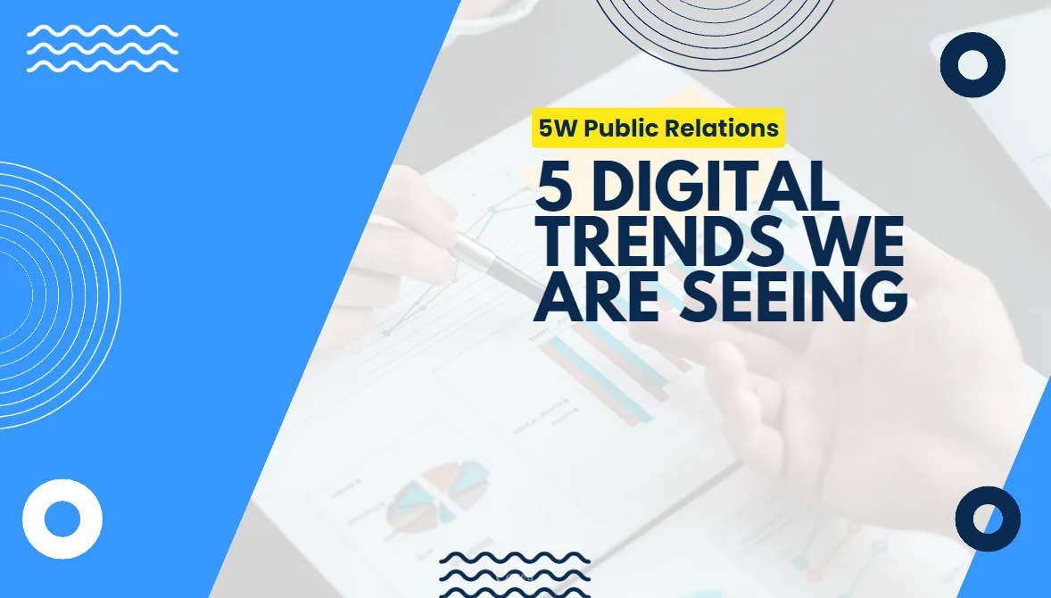 five digital trends impacting businesses and consumers today
