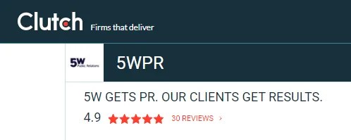 5wpr reviews of public relations services and client success stories