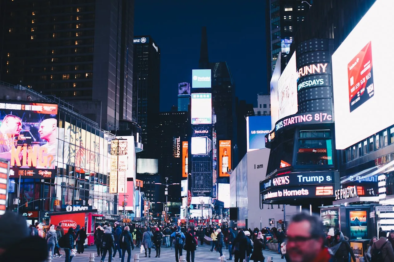 adtech advertising in times square new york city