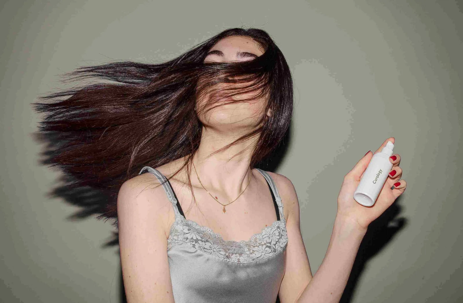 beauty influencer demonstrating makeup application on camera