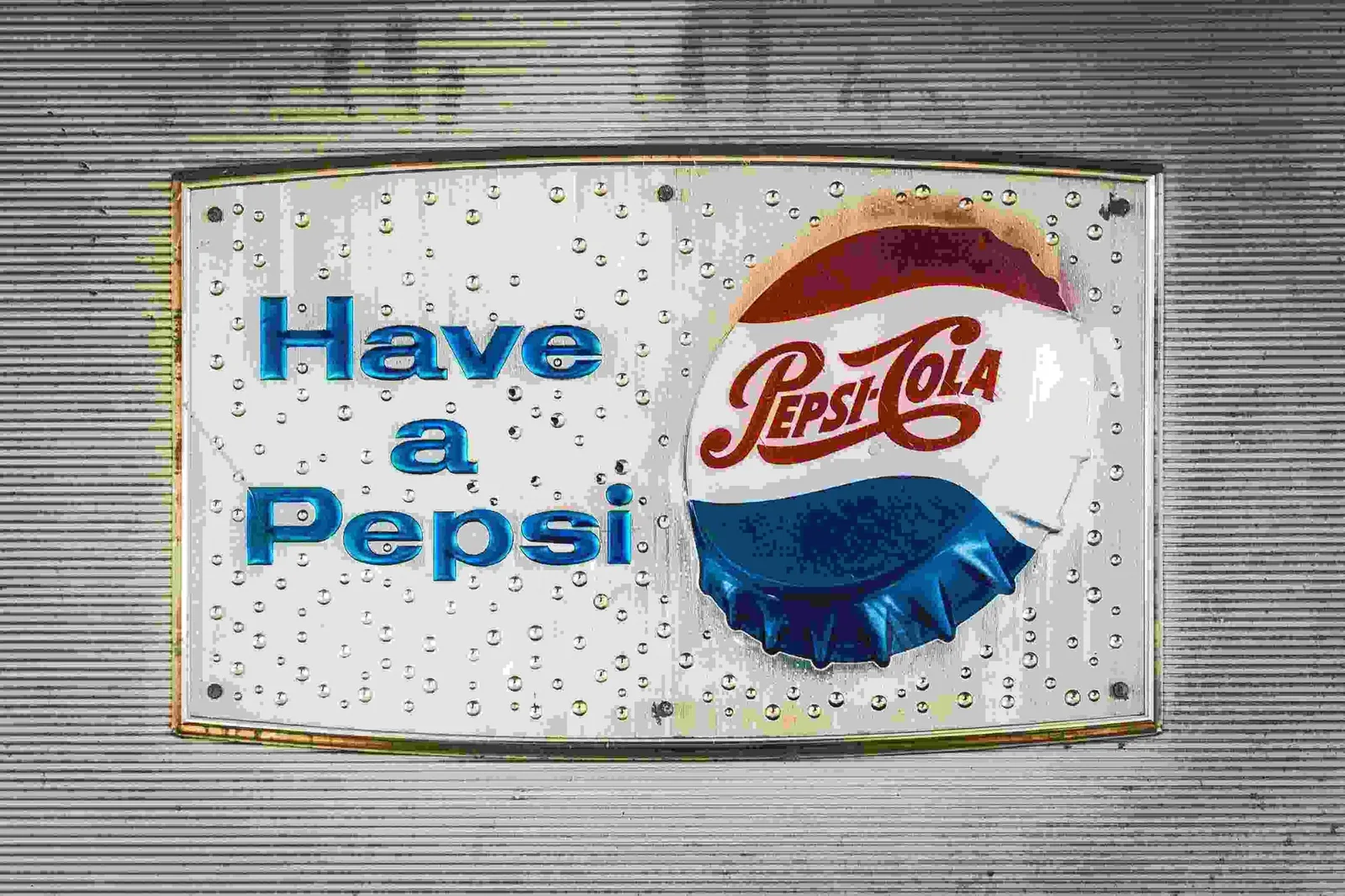refreshing beverage ad with condensation on glass