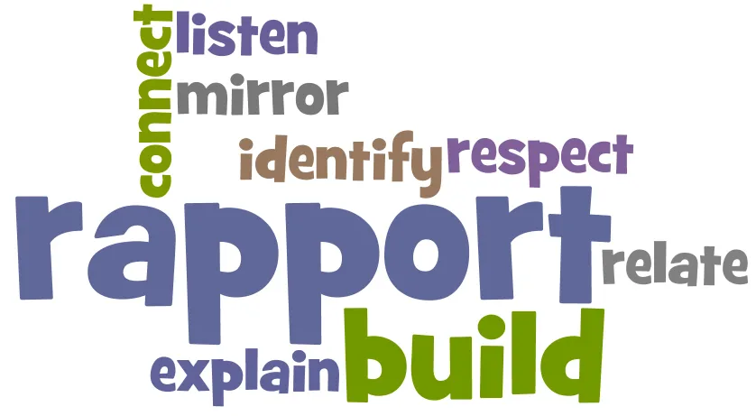 building business rapport with colleagues and clients