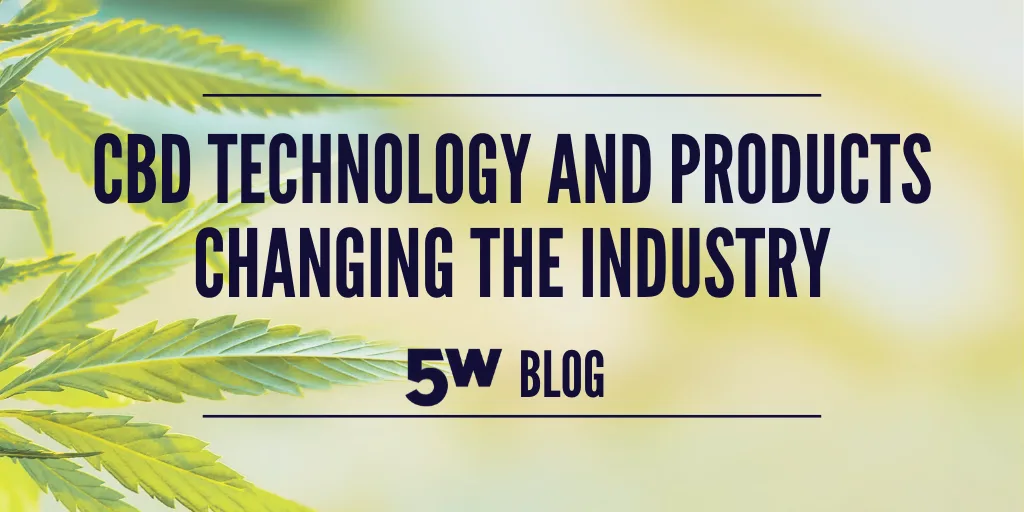 cbd technologies logo with a green leaf design