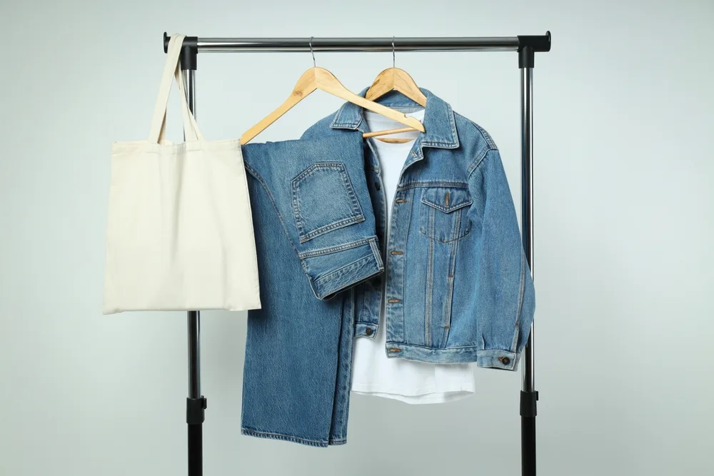 casual jeans as daily wear concept for clothing
