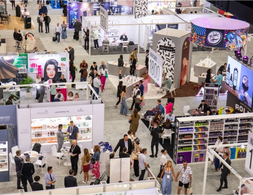 cosmoprof beauty trade show showcasing the latest in cosmetics and skincare