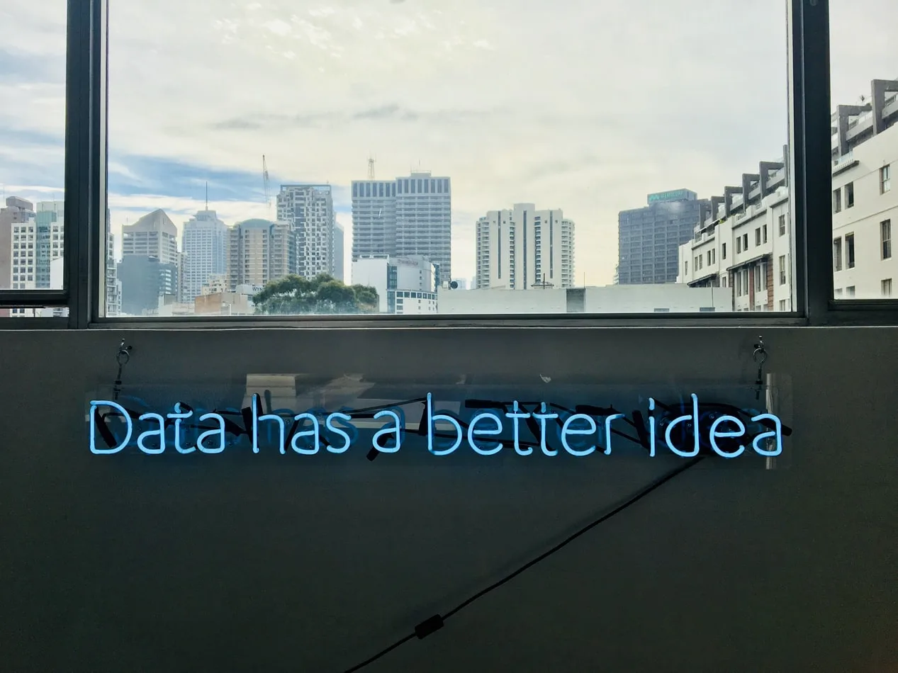 abstract representation of data with glowing lines and nodes