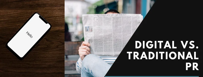 digital pr versus traditional pr comparison chart