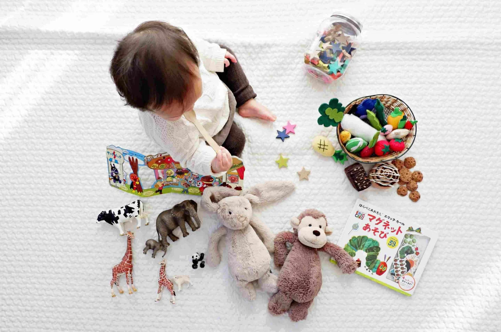 children playing and learning during early childhood development
