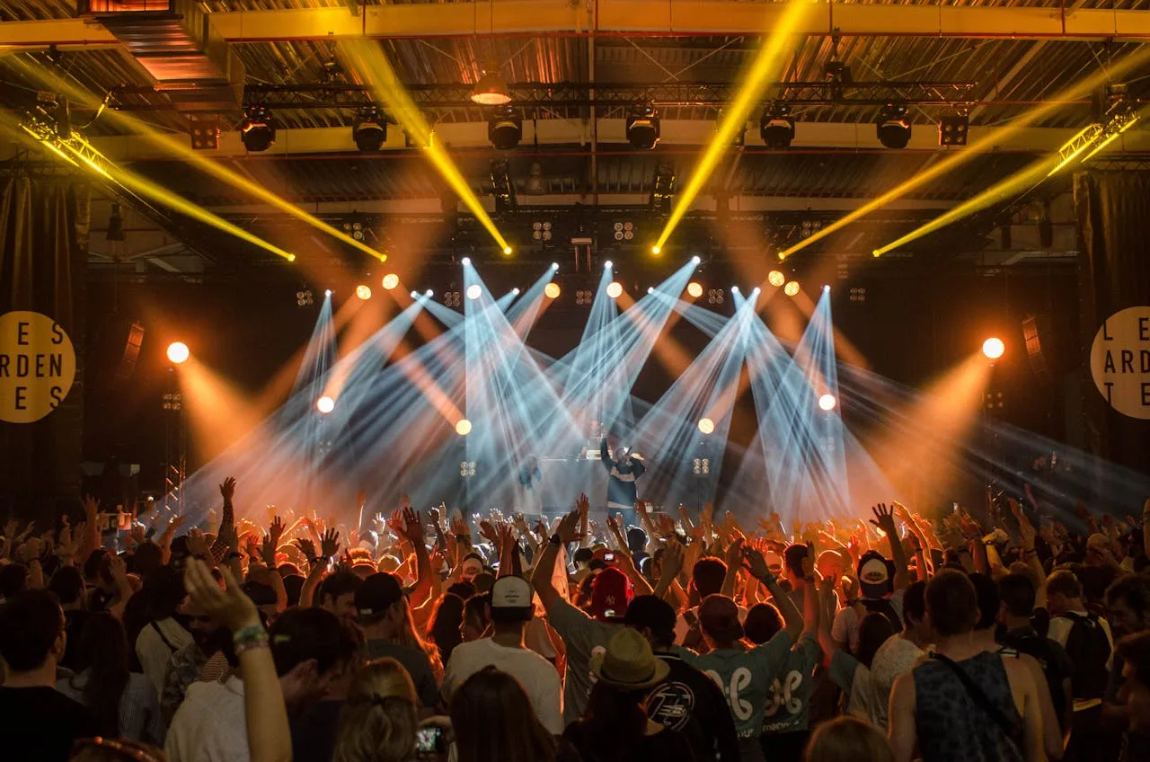 a club event with people socializing and enjoying themselves