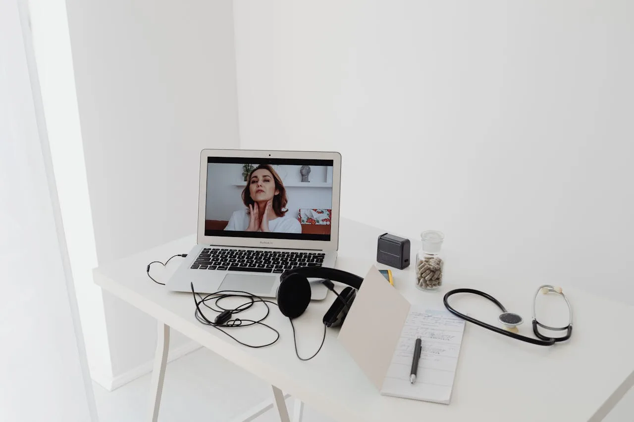 health tech virtual doctor visit consultation online