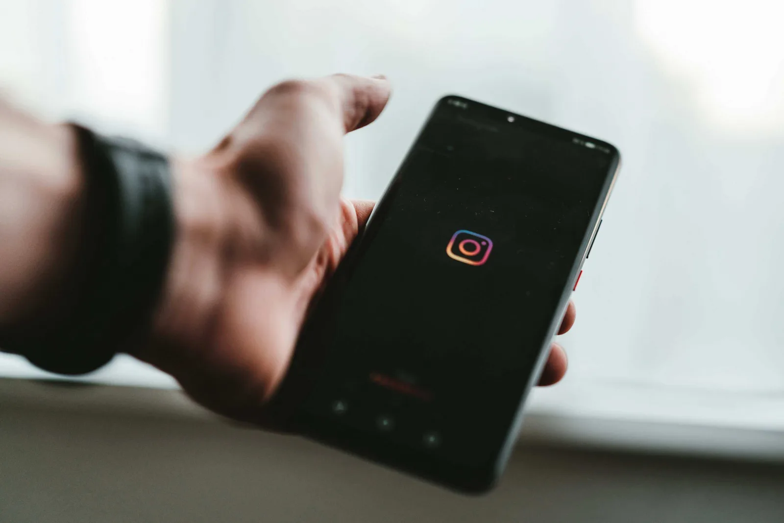 instagram logo with a camera icon on a gradient background