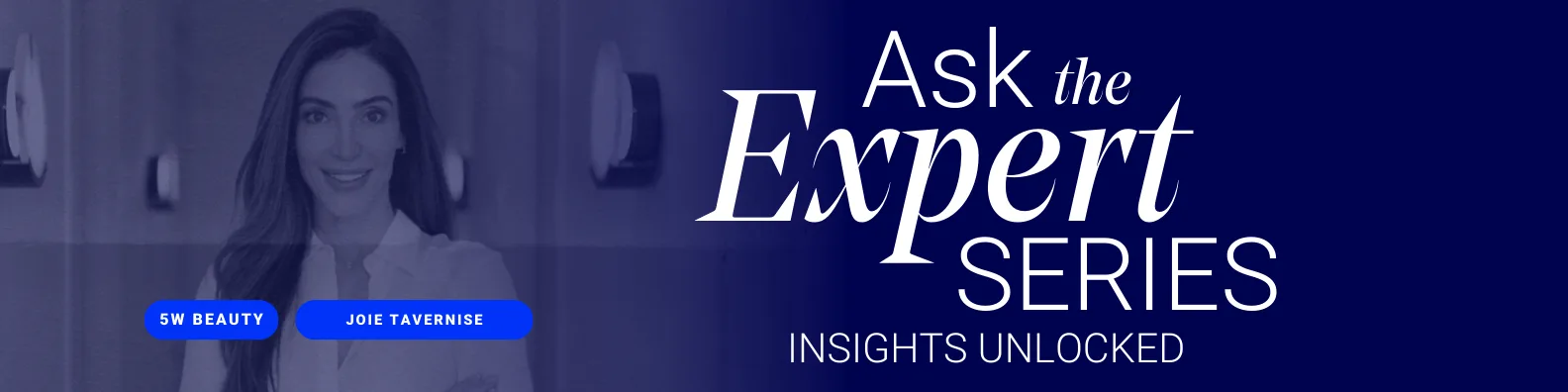 joie ask the expert series blog banner with experts discussing topics