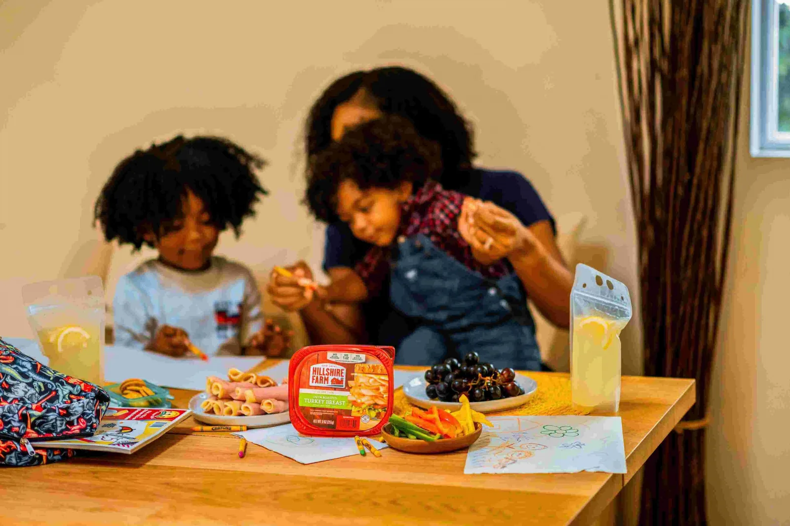children enjoying a delicious snack together