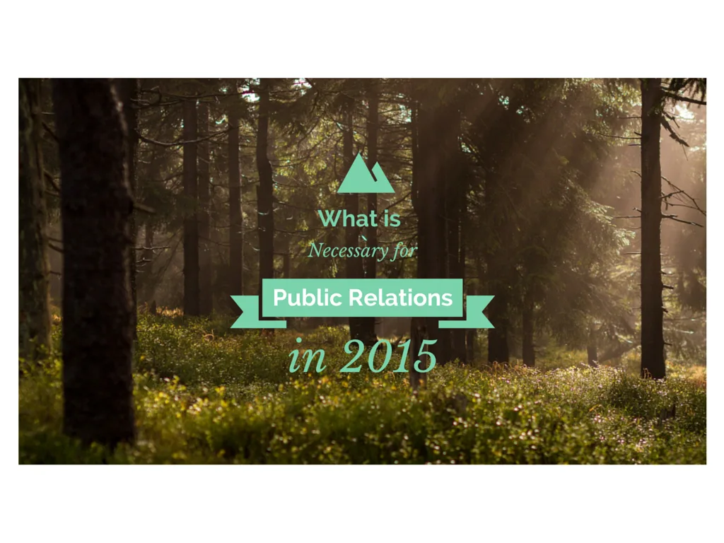 public relations trends in 2015