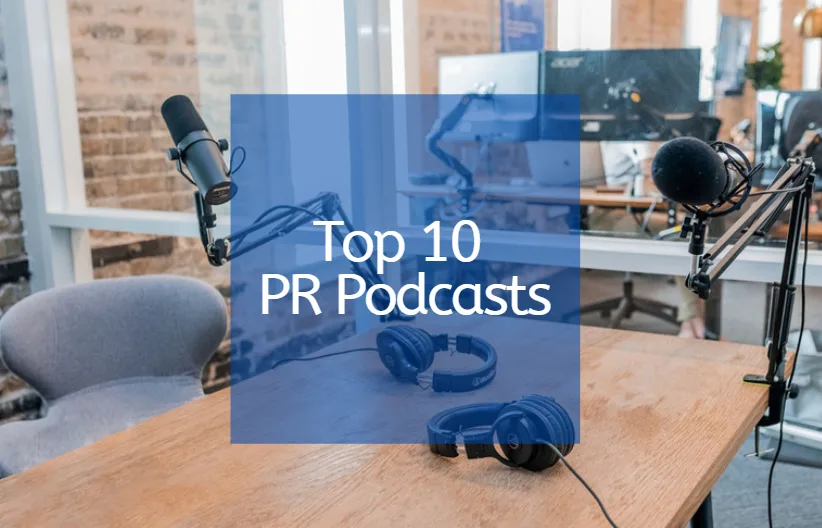 pr podcast host discussing public relations strategies
