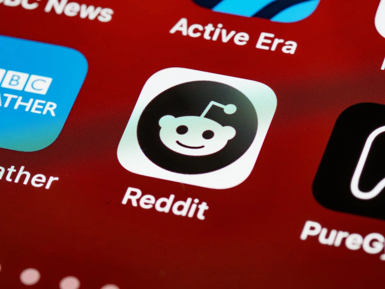 reddit logo on a white background