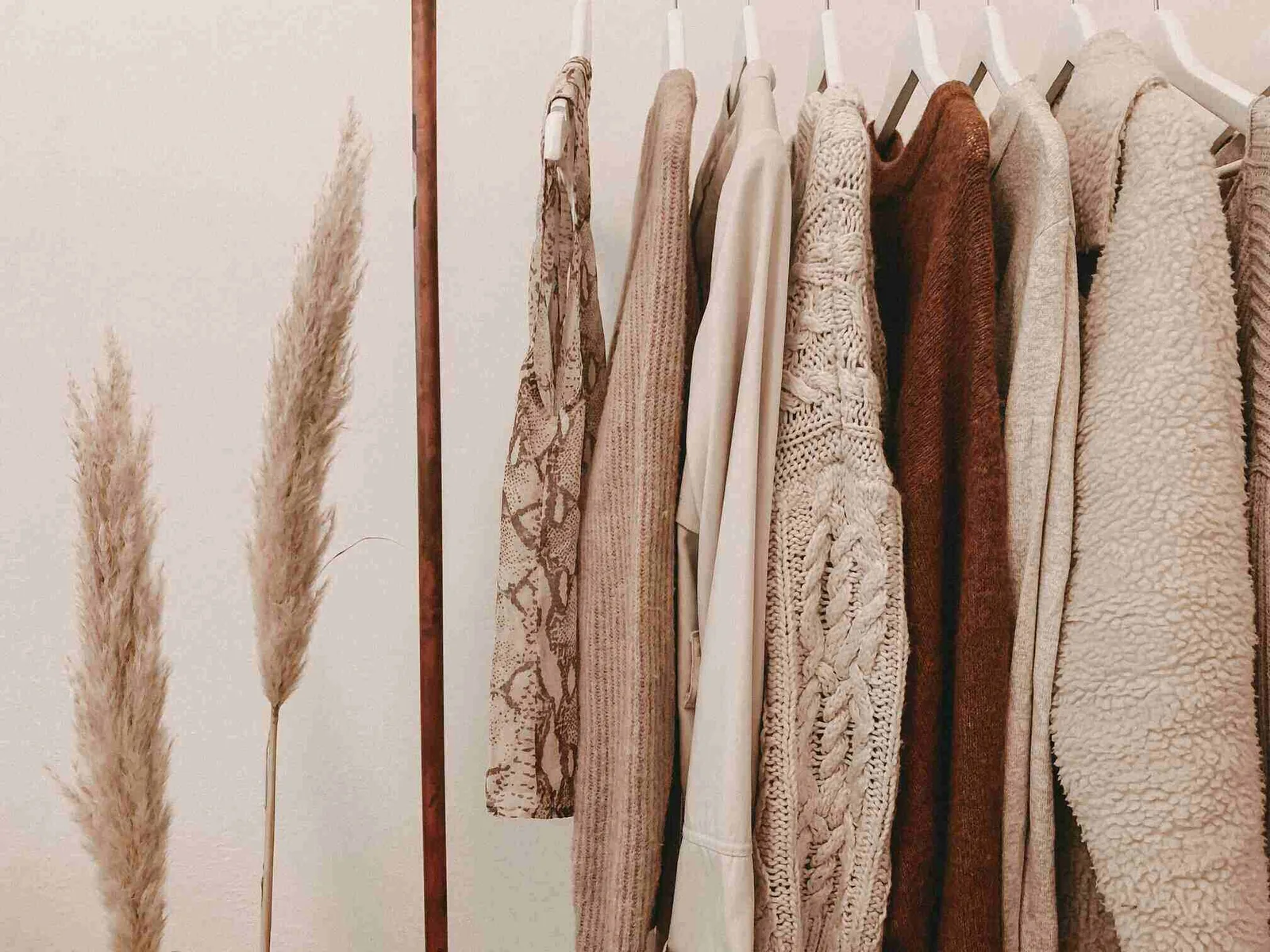 woman wearing sustainable fashion clothing in a studio setting
