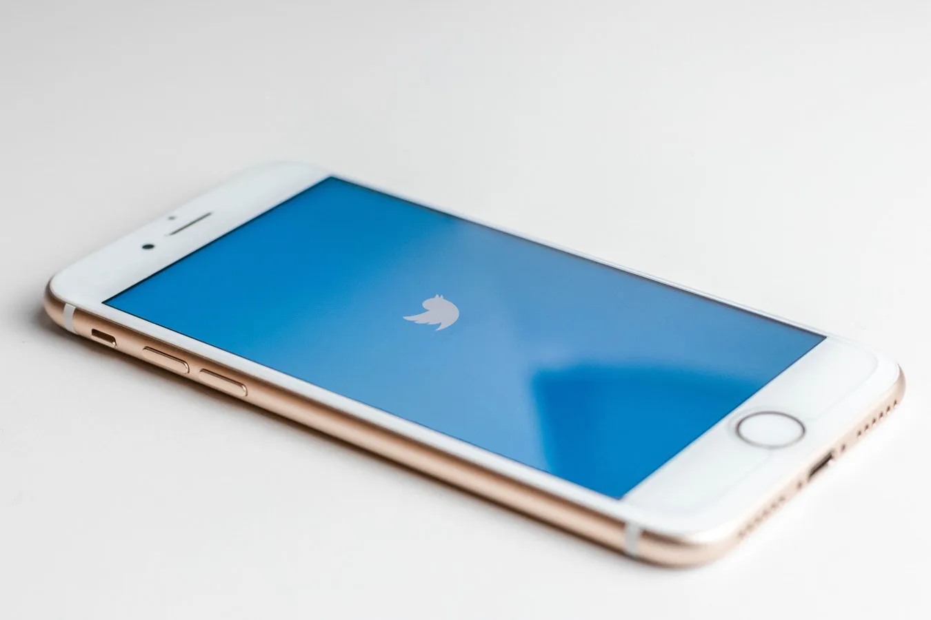 twitter logo on a blue background