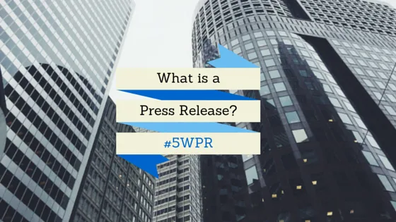what is a press release explained visually