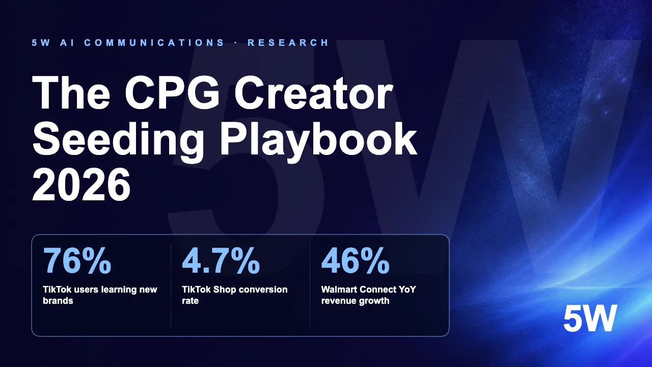 The CPG Creator Seeding Playbook 2026