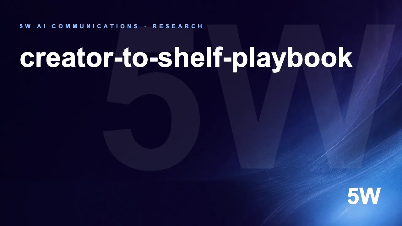 The Creator-to-Shelf Playbook