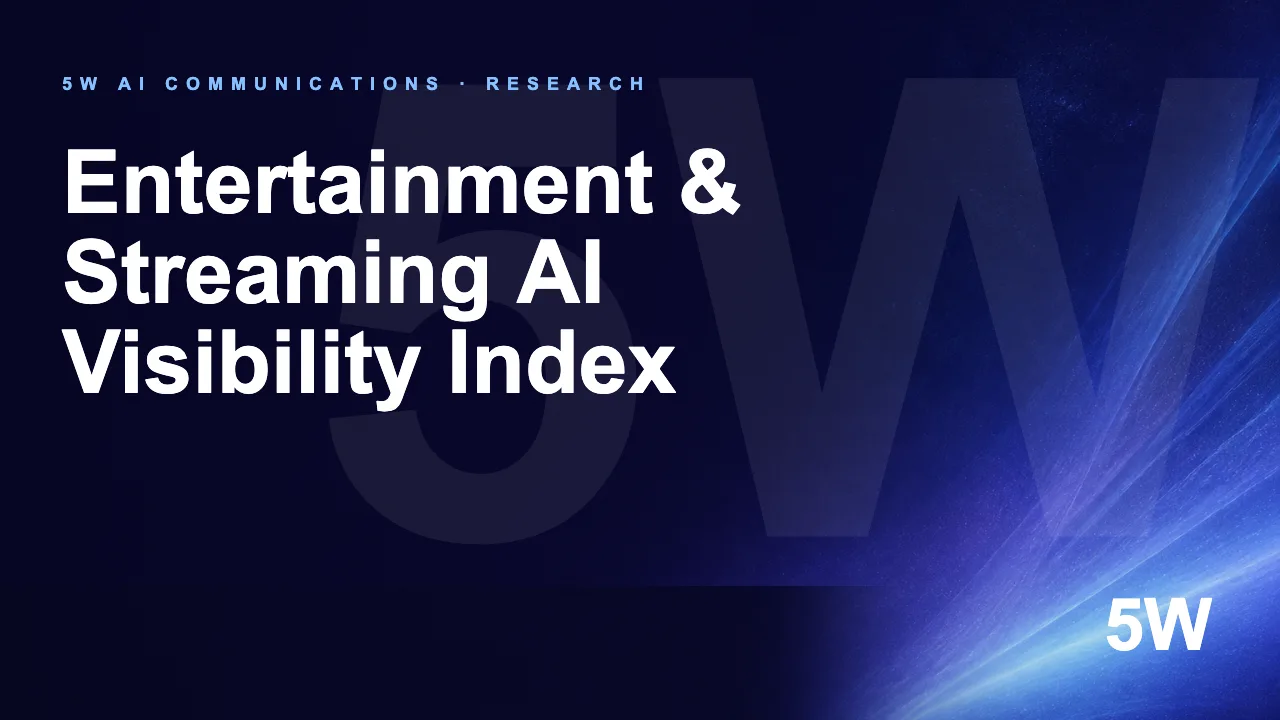 Entertainment & Streaming AI Visibility Index