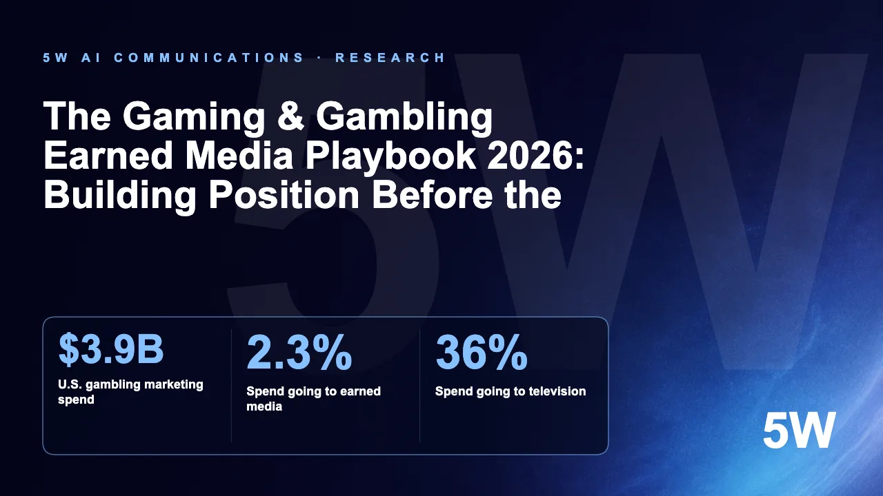The Gaming & Gambling Earned Media Playbook 2026: Building Position Before the Market Opens