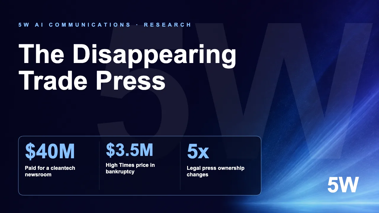 The Disappearing Trade Press