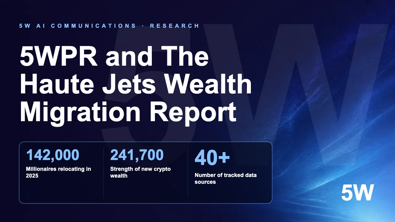 5WPR and The Haute Jets Wealth Migration Report