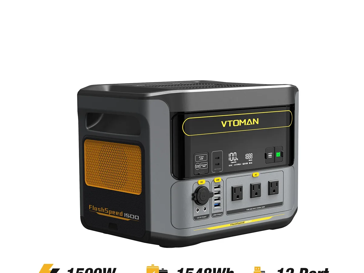 VTOMAN FlashSpeed 1500 portable power station