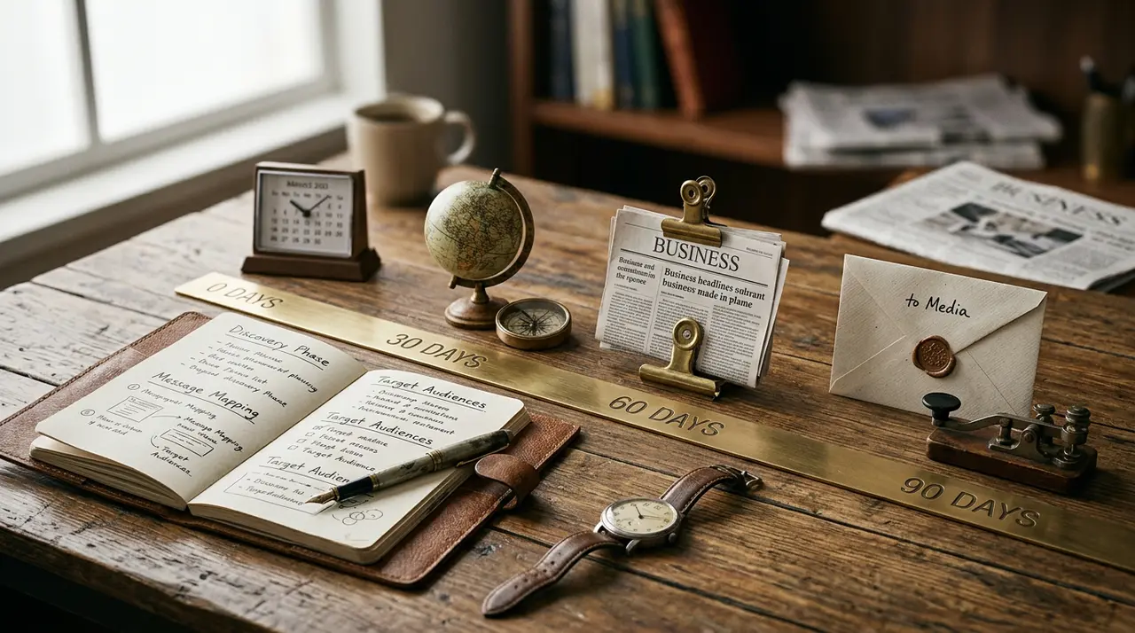 What a PR Agency Actually Does in the First 90 Days
