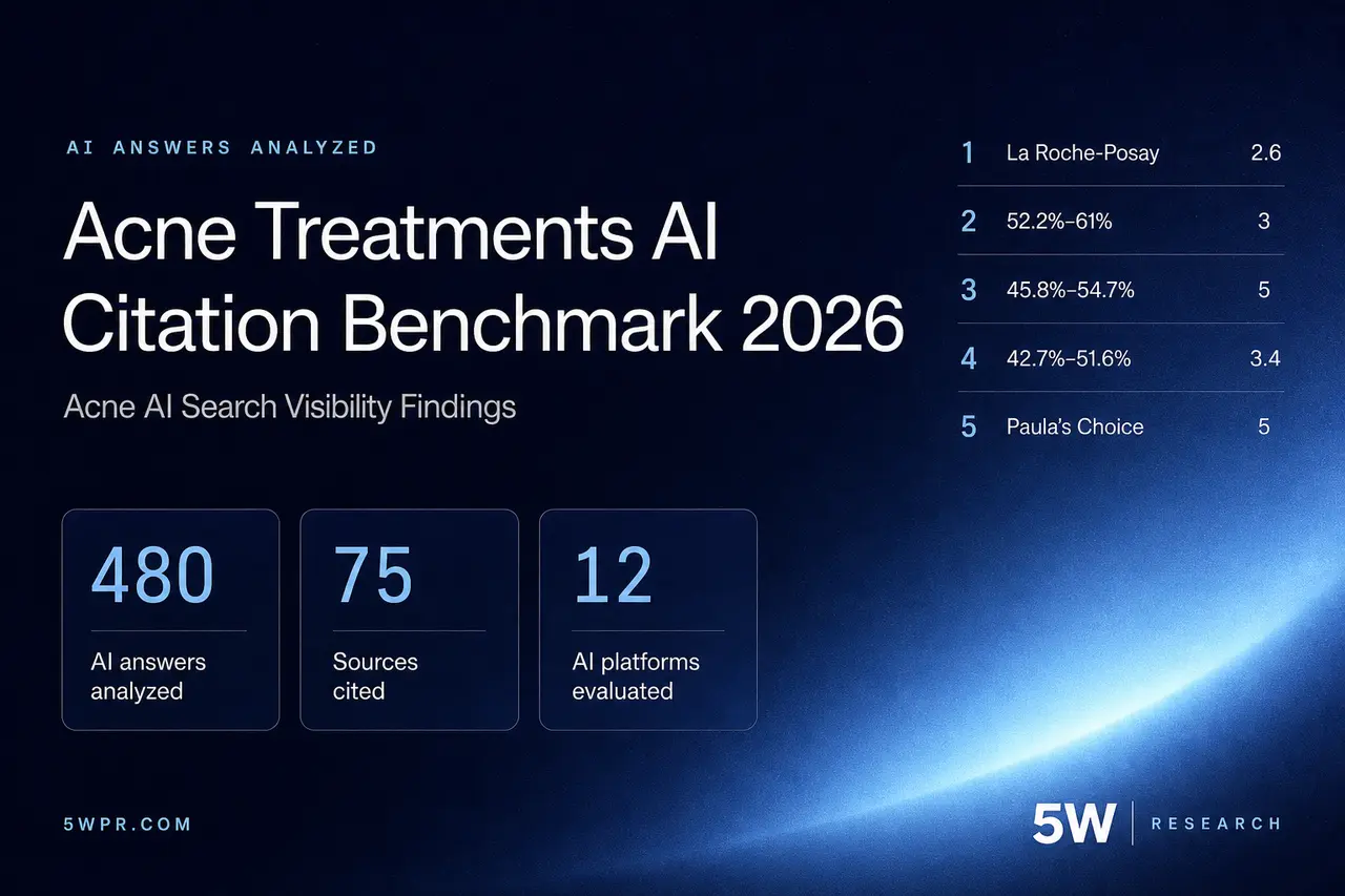 Acne Treatments AI Citation Benchmark 2026