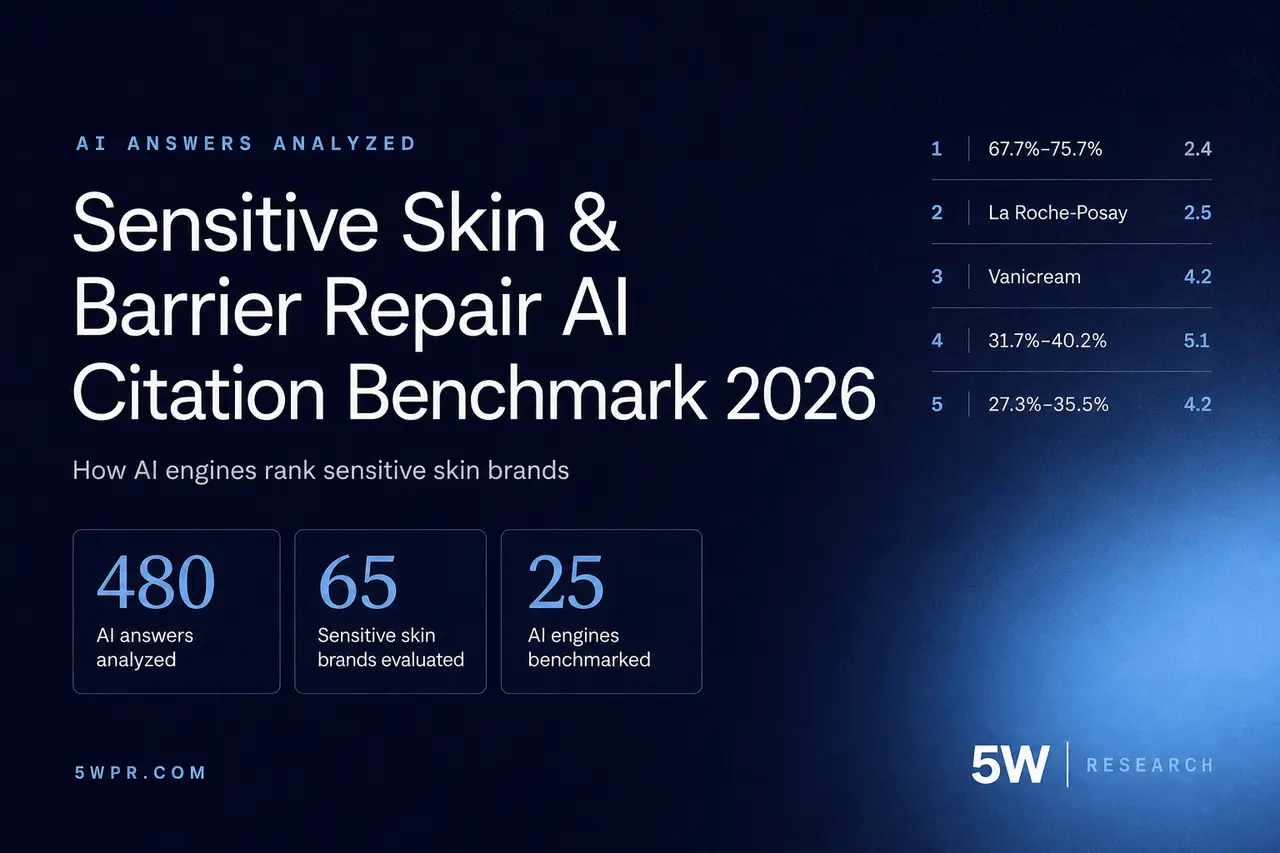 Sensitive Skin & Barrier Repair AI Citation Benchmark 2026